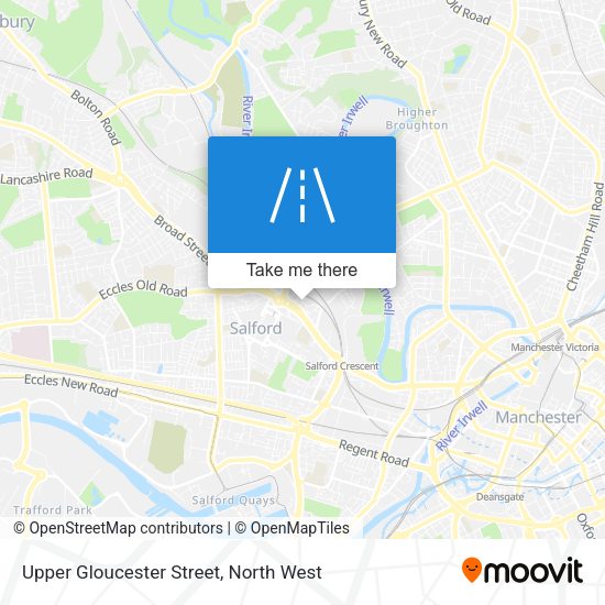 Upper Gloucester Street map