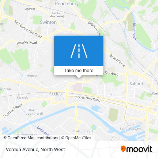 Verdun Avenue map