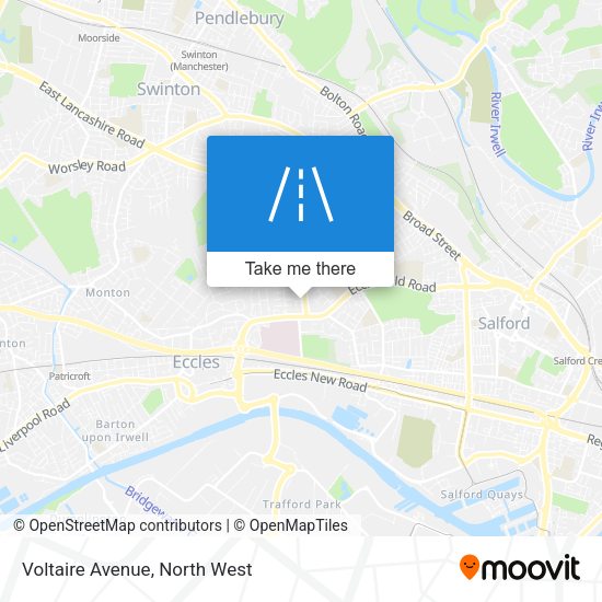 Voltaire Avenue map
