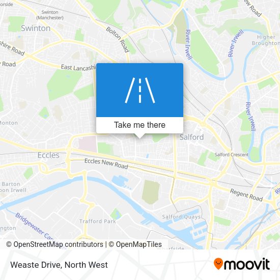 Weaste Drive map
