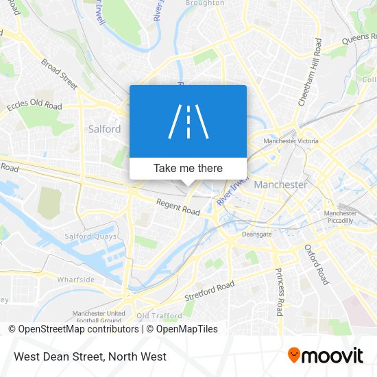 West Dean Street map