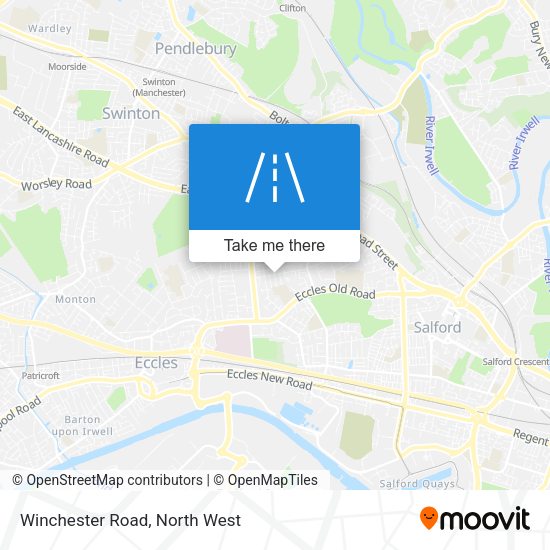 Winchester Road map