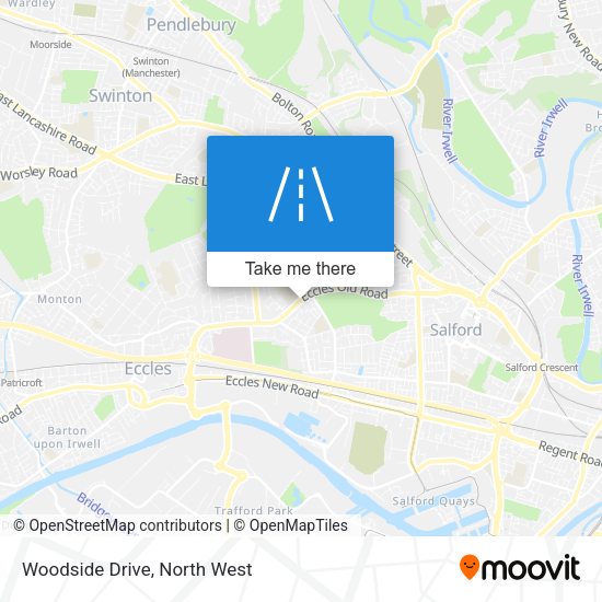 Woodside Drive map