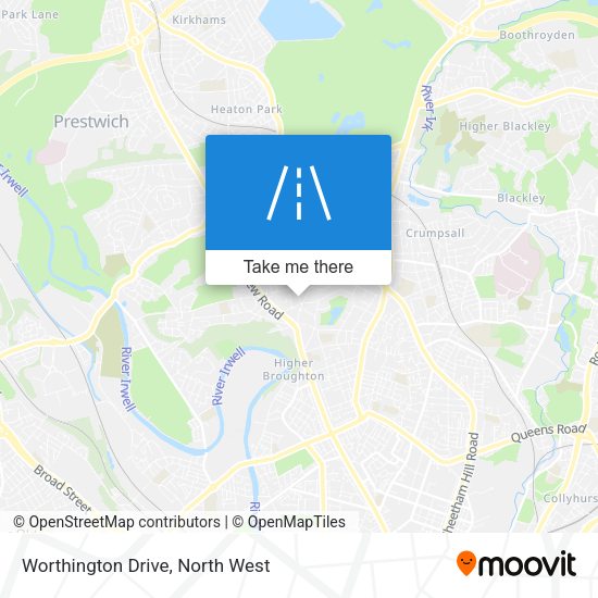 Worthington Drive map