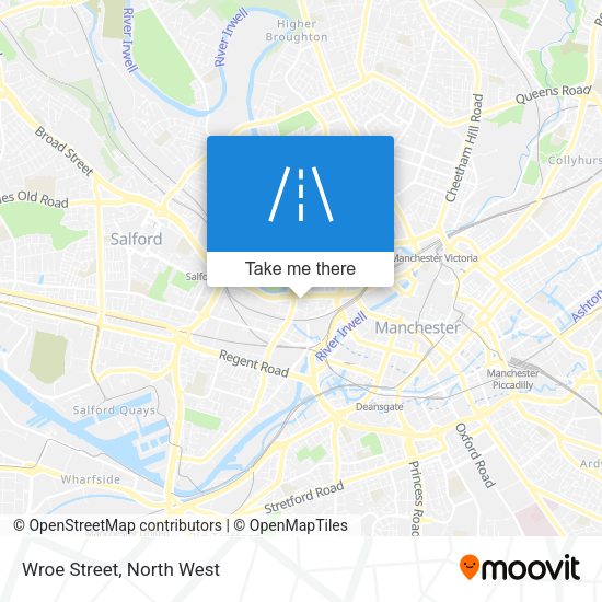 Wroe Street map