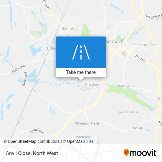 Anvil Close map
