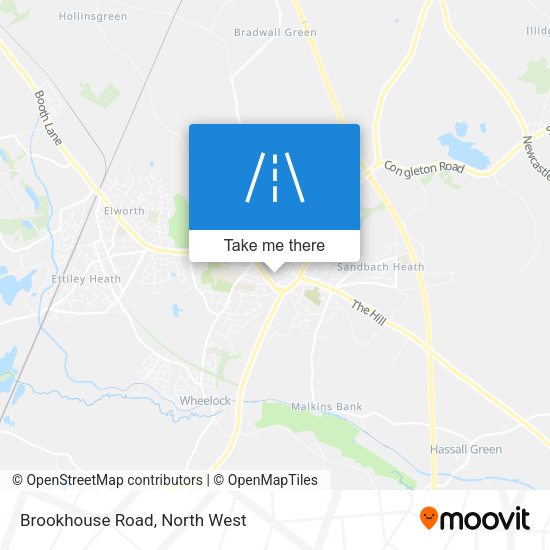 Brookhouse Road map