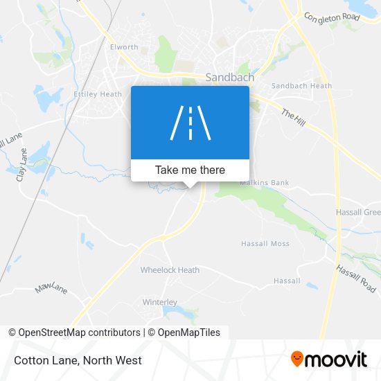 Cotton Lane map
