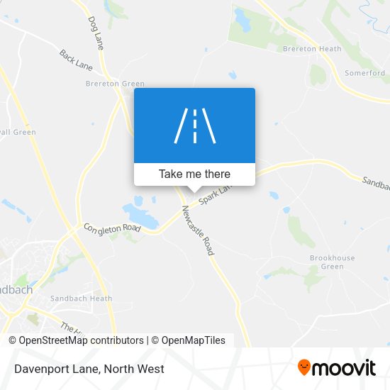 Davenport Lane map