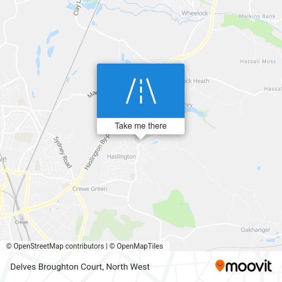 Delves Broughton Court map