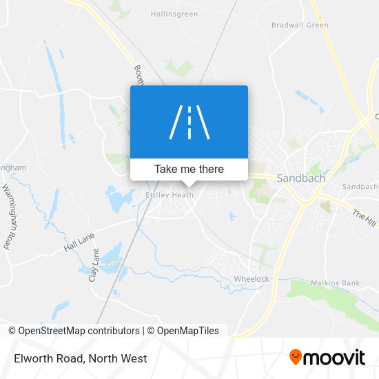 Elworth Road map