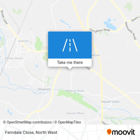 Ferndale Close map