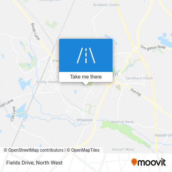 Fields Drive map