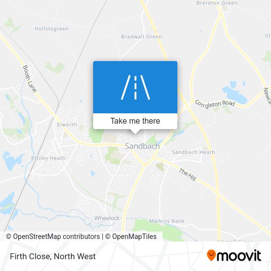 Firth Close map