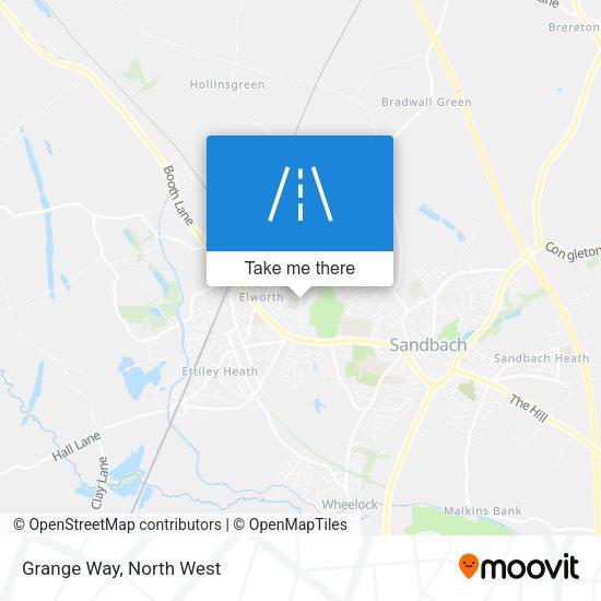 Grange Way map