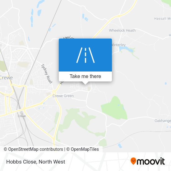 Hobbs Close map