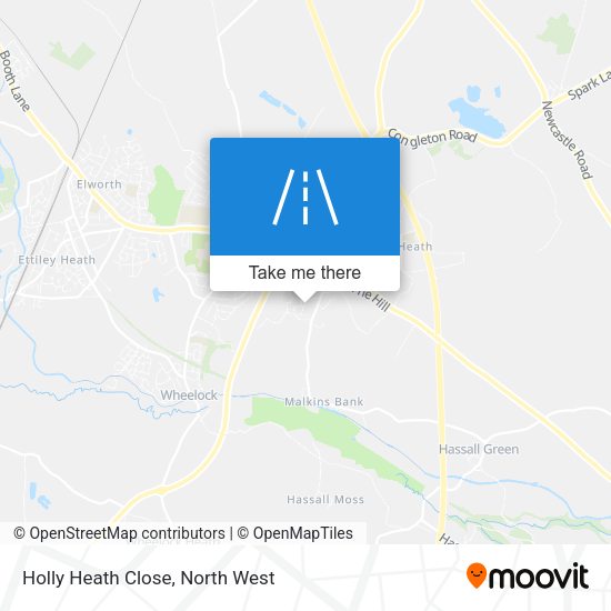 Holly Heath Close map