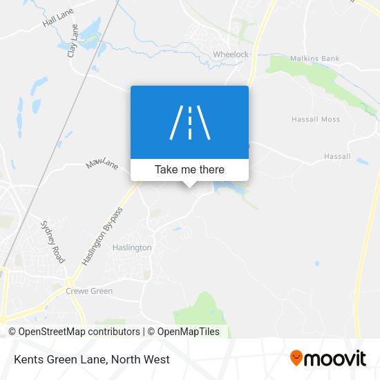 Kents Green Lane map