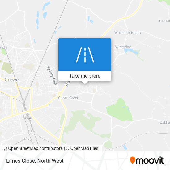 Limes Close map