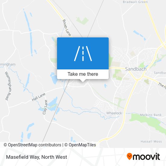 Masefield Way map