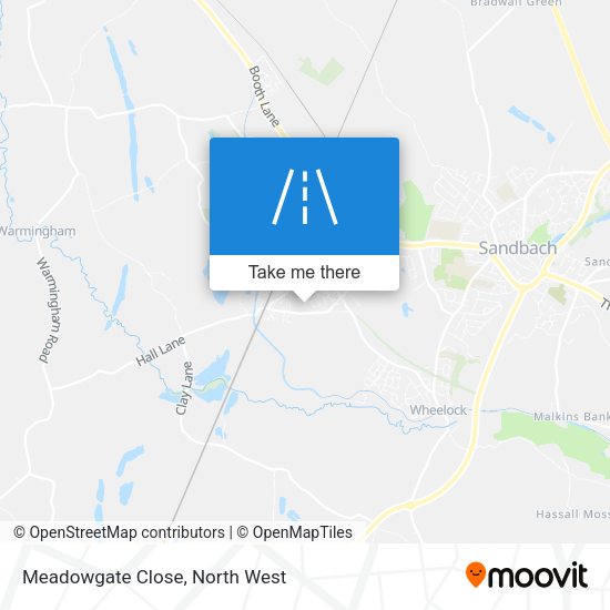 Meadowgate Close map