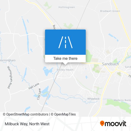 Milbuck Way map
