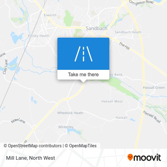 Mill Lane map