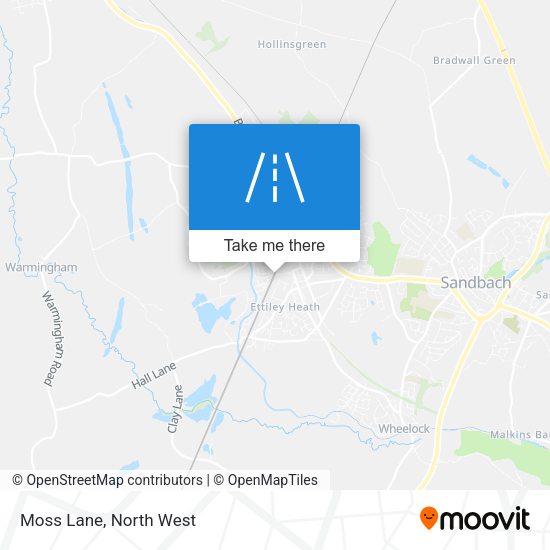 Moss Lane map