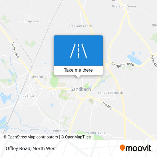 Offley Road map