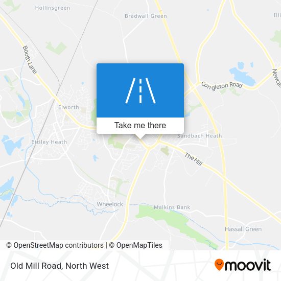 Old Mill Road map