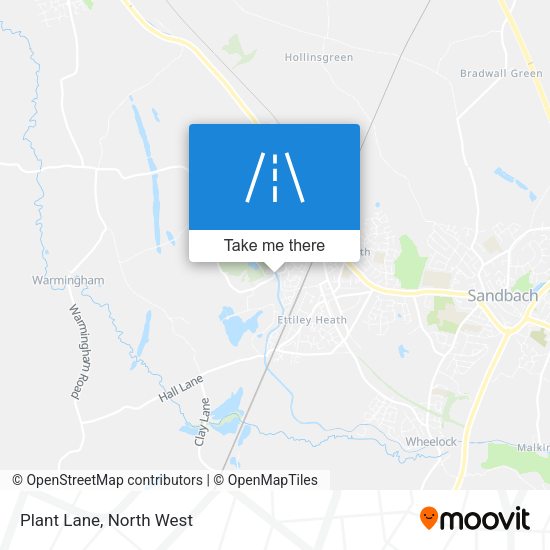 Plant Lane map