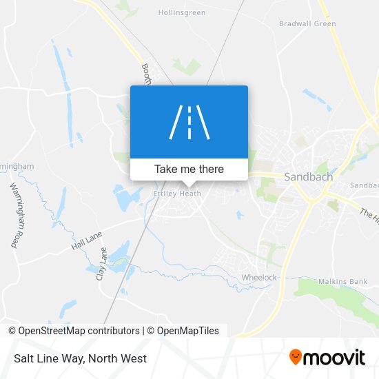 Salt Line Way map