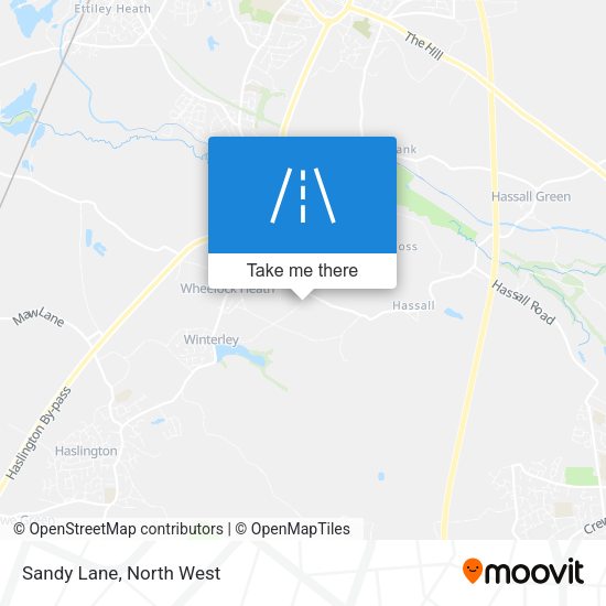 Sandy Lane map