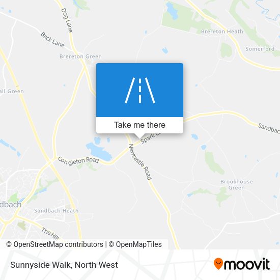 Sunnyside Walk map
