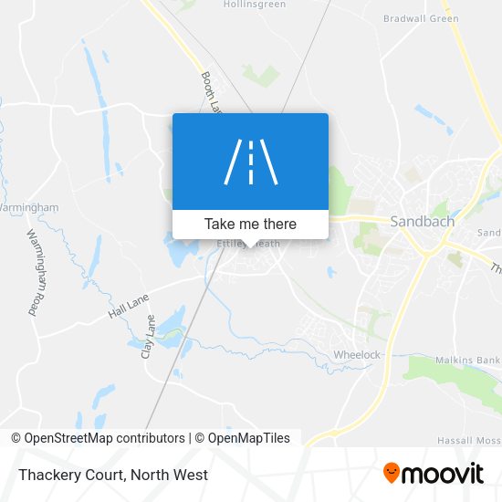Thackery Court map