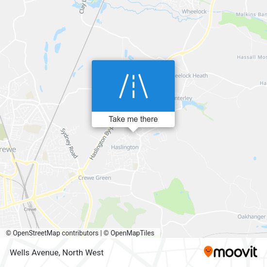 Wells Avenue map