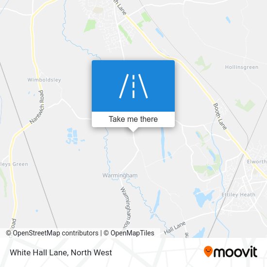 White Hall Lane map
