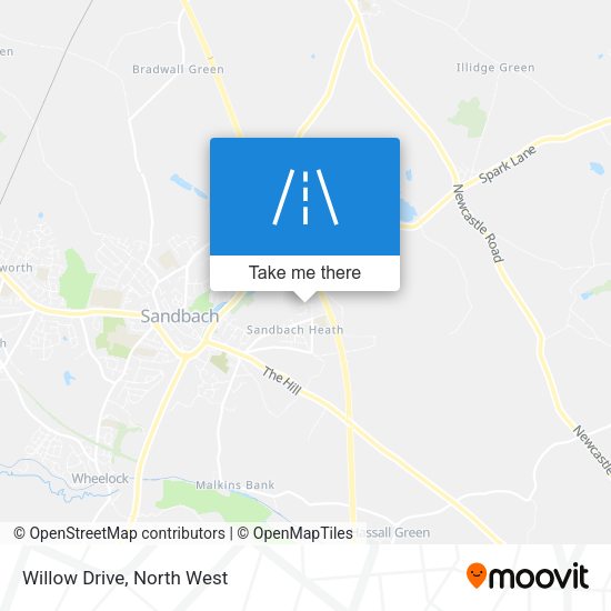 Willow Drive map