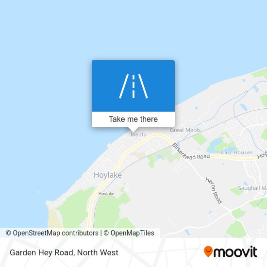 Garden Hey Road map