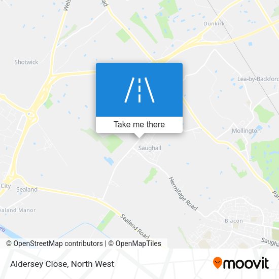 Aldersey Close map