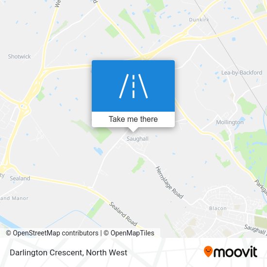 Darlington Crescent map