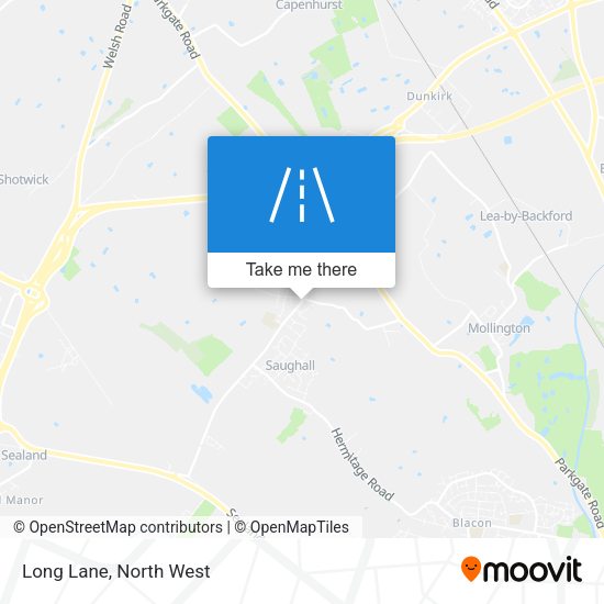 Long Lane map