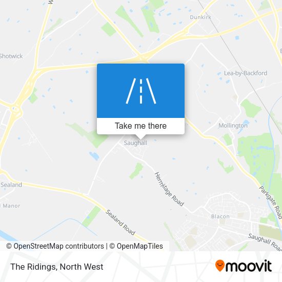 The Ridings map