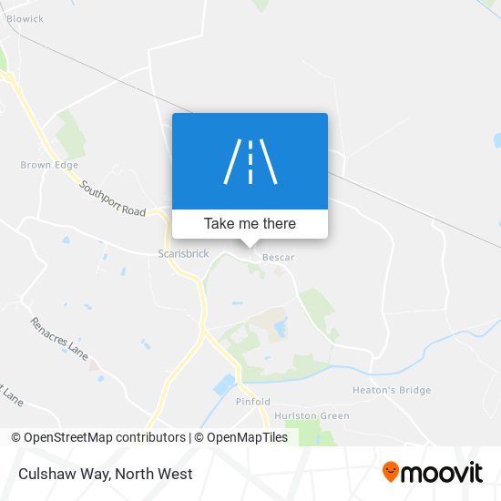 Culshaw Way map