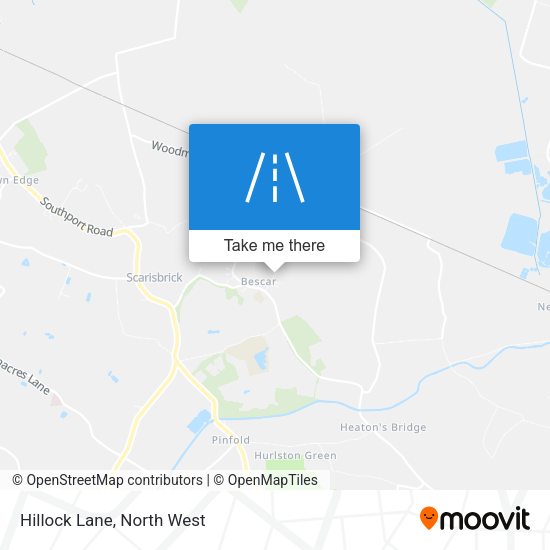 Hillock Lane map