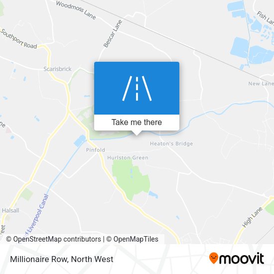 Millionaire Row map