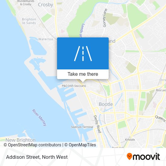 Addison Street map