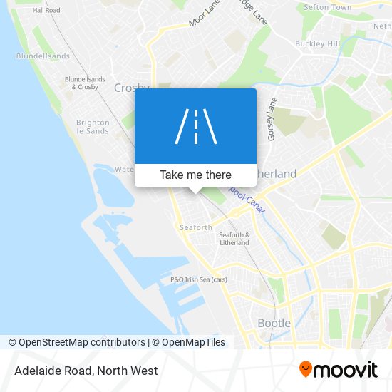 Adelaide Road map