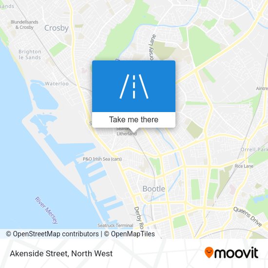 Akenside Street map