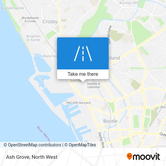 Ash Grove map